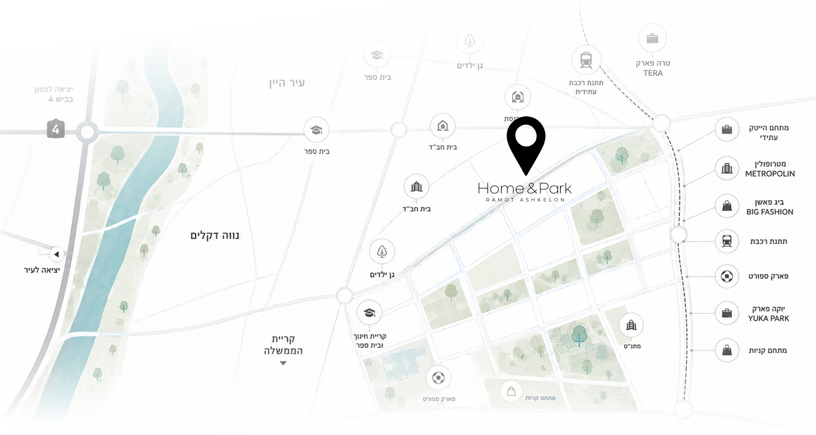 מפת שכונת רמות אשקלון